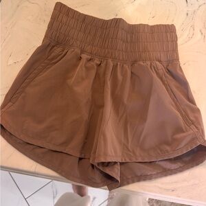 Abercrombie & Fitch Tan high waisted YPB  Shorts